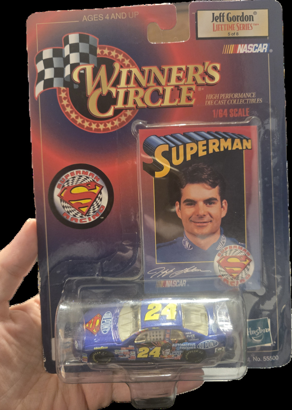 Jeff Gordon #24 DuPont Superman Lifetime Series 1:64 Winners Circle Sealed